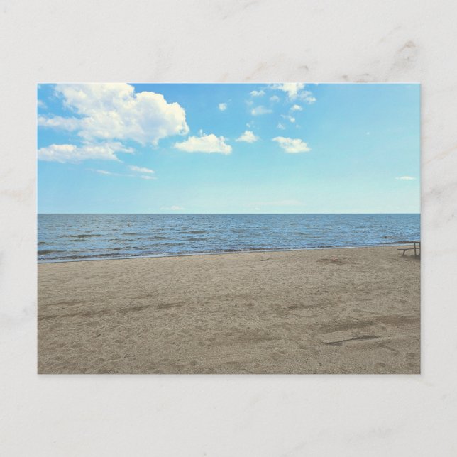 Seen Erie Metropark Lakefront Postkarte (Vorderseite)