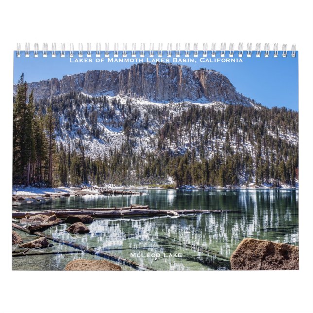 Seen im Mammut-Seenbecken, Kalifornien-Kalender Kalender (Titelbild)