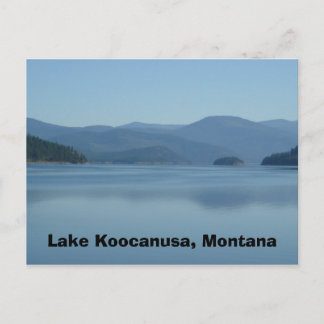 Seen Koocanusa Montana Postkarte