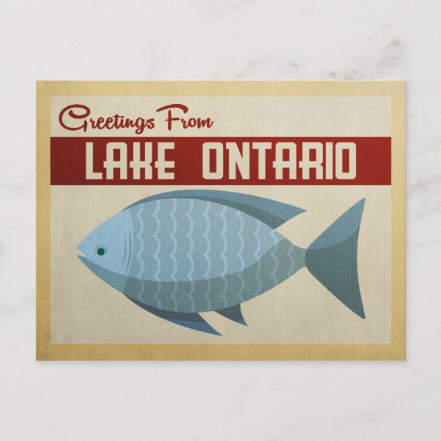 Seen Ontario Postkarte (Vorderseite)