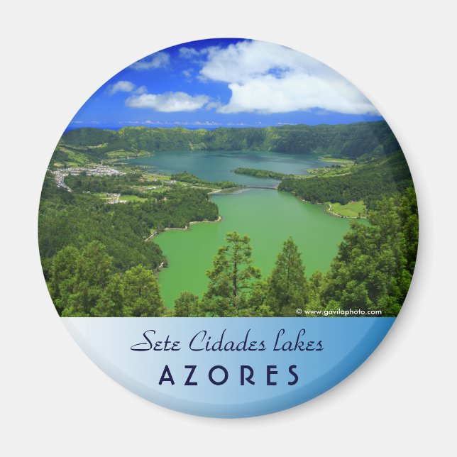 Seen Sete Cidades Magnet (Vorne)
