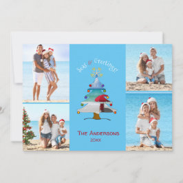 Seen und Grüße Foto Beach Weihnachtsfeiertag Feiertagskarte
