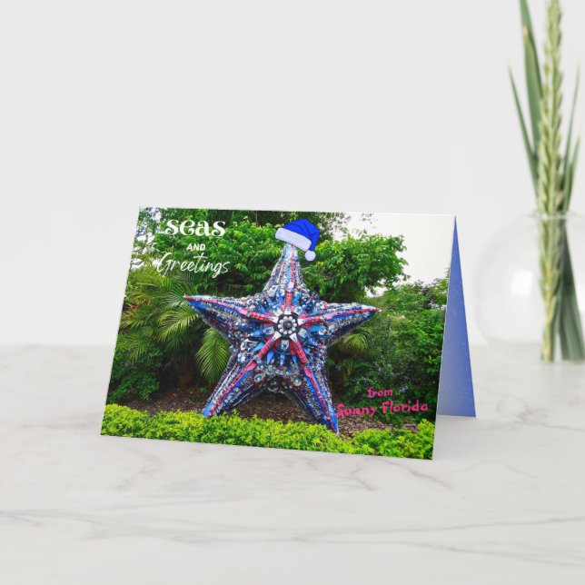Seen und Grüße von Sunny Florida Weihnachten (Vorderseite)