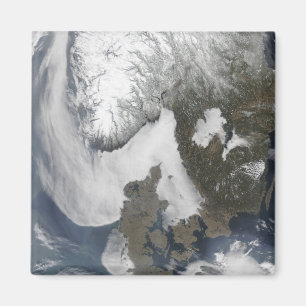 Seenebel in Skandinavien Magnet