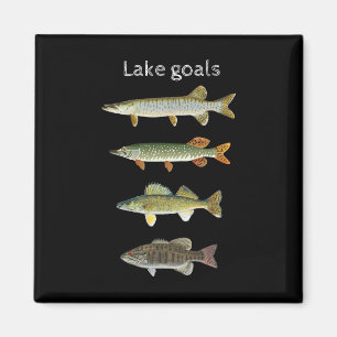 Seenziele Angeln Musky Pike Walleye Small Mouth Magnet