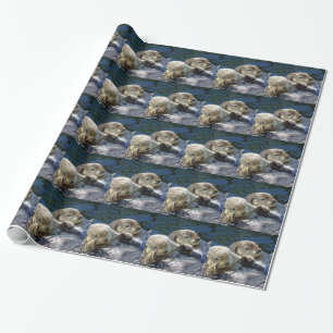 Seeotter Geschenkpapier