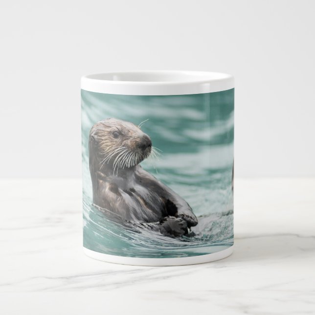Seeotter Jumbo-Tasse (Vorderseite)