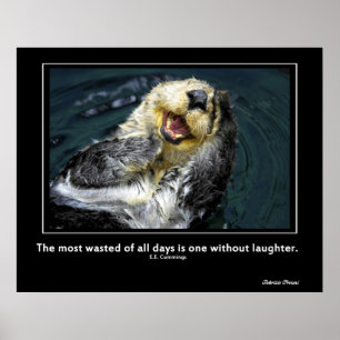 Seeotter motivierend poster
