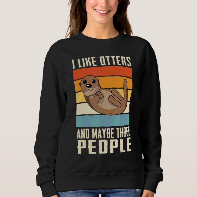 Seeotter Otter Sweatshirt (Vorderseite)