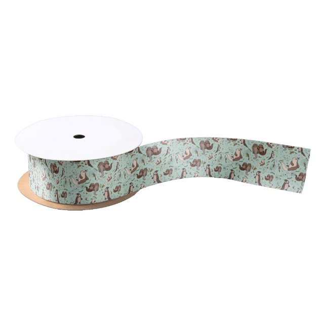 Seeotter Satinband (Spule)