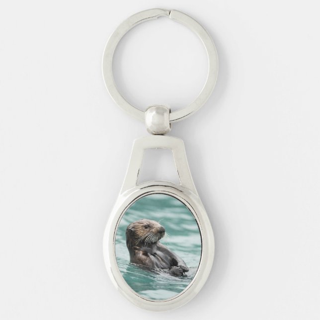 Seeotter Schlüsselanhänger (Vorderseite)