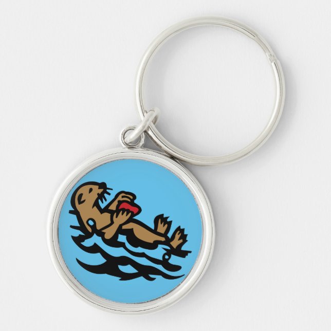 Seeotter Schlüsselanhänger (Vorne)