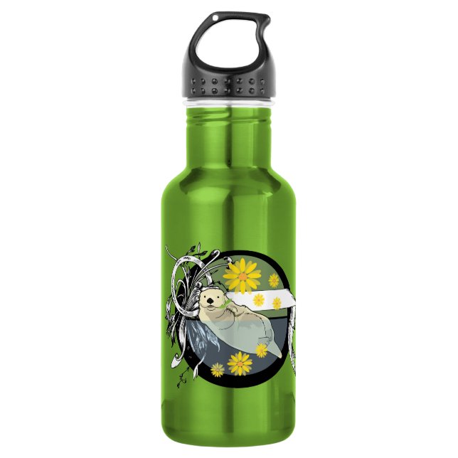 Seeotter Trinkflasche (Vorderseite)