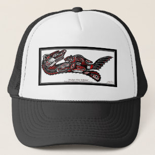 SEEOTTER u. BABY (Haida angeredet) Truckerkappe