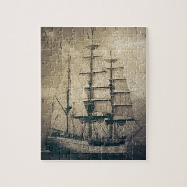 Seeozean-SeeVintages Segelnsegelboot (Vertikal)