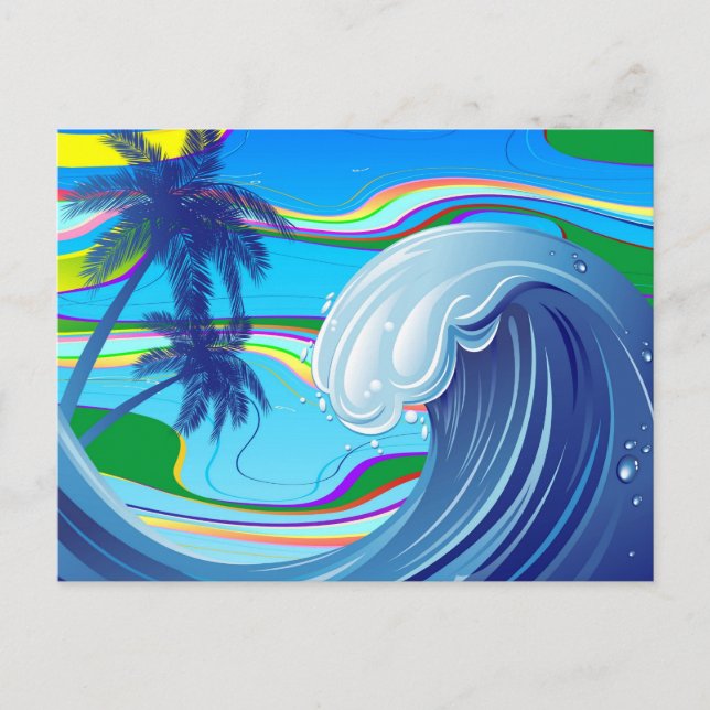 Seeozunge Großes Wasser Postkarte (Vorderseite)
