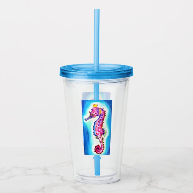 Seepferd Acrylic Tumbler Acryltrinkbecher (Vorderseite)