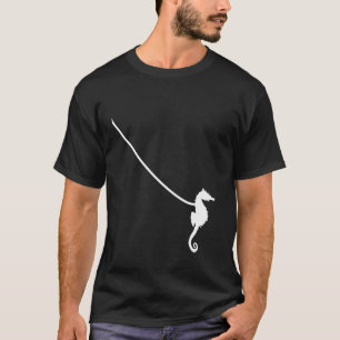 Seepferd an der Leine Niedliche Tier- und Pflanzen T-Shirt