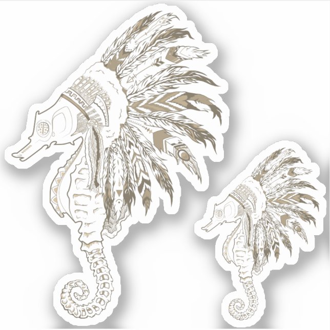 Seepferd Aufkleber (Vorderseite)