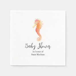 Seepferd Baby Dusche Napkin Serviette