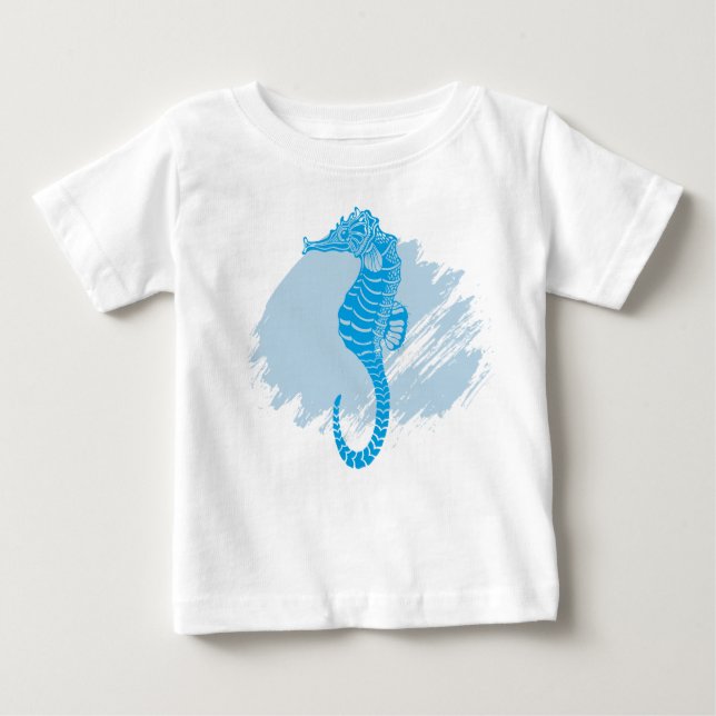 Seepferd Baby T-shirt (Vorderseite)