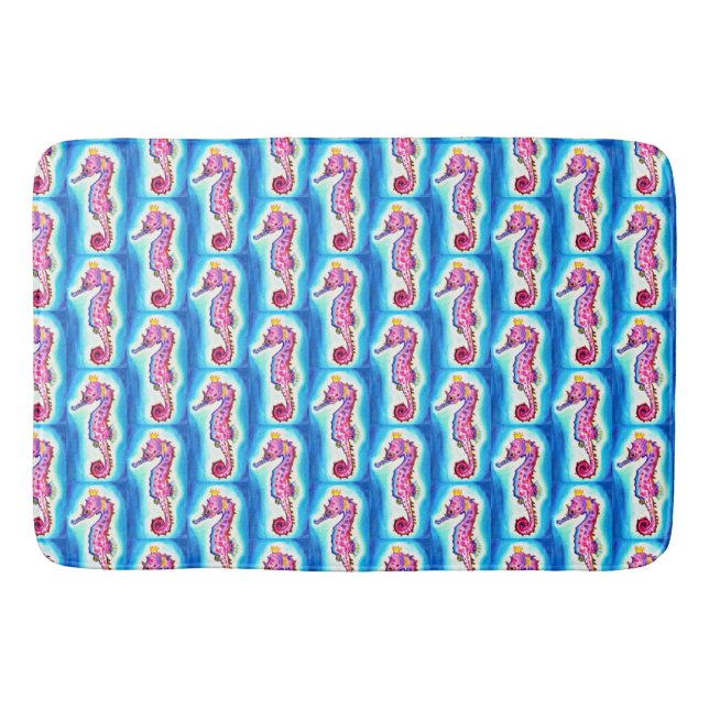 Seepferd Bath Mat Badematte (Vorderseite)