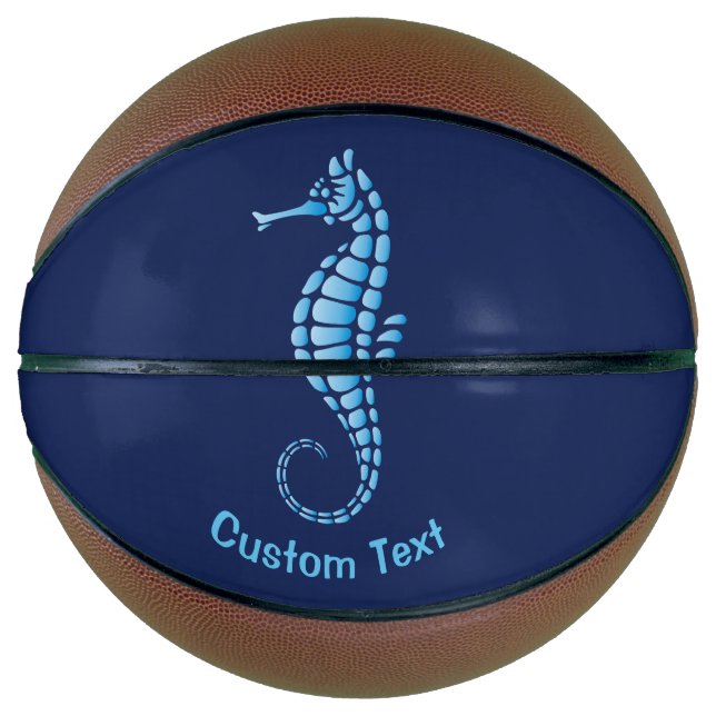 Seepferd Blue Basketball (Vorderseite)