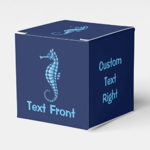 Seepferd Blue Geschenkschachtel