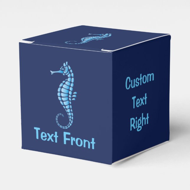 Seepferd Blue Geschenkschachtel (Vorderseite)
