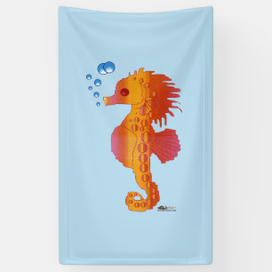Seepferd Bubble Baby Banner