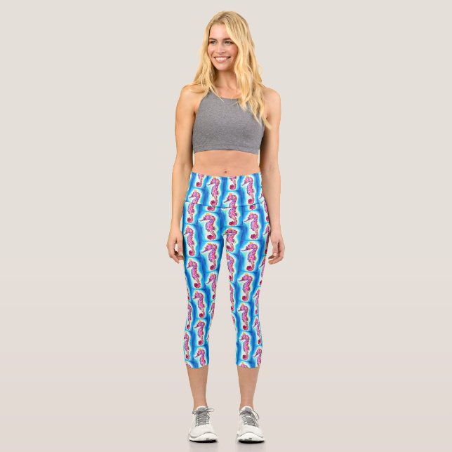 Seepferd Capri Leggings (Vorderseite)
