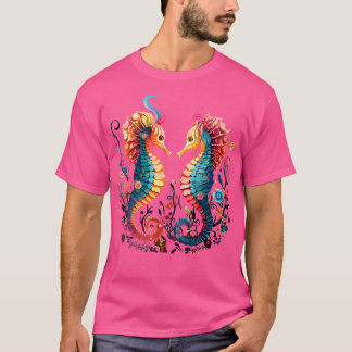 Seepferd Couple Valentine T-Shirt