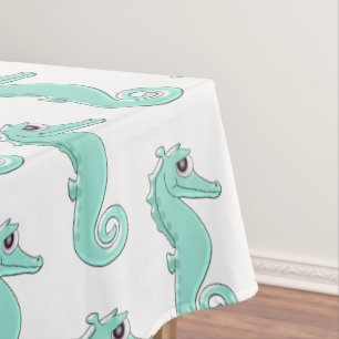 Seepferd-Design Tischdecke