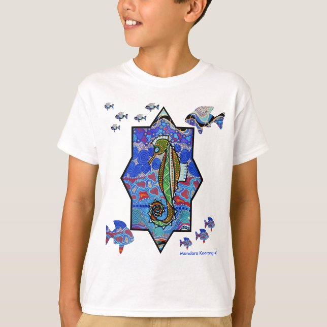Seepferd Dreaming T - Shirt (Vorderseite)