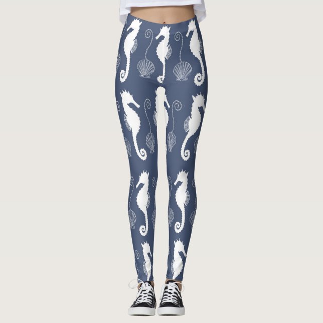 Seepferd Frauen Leggings (Vorderseite)