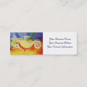 Seepferd-Geschäfts-Karte Mini Visitenkarte