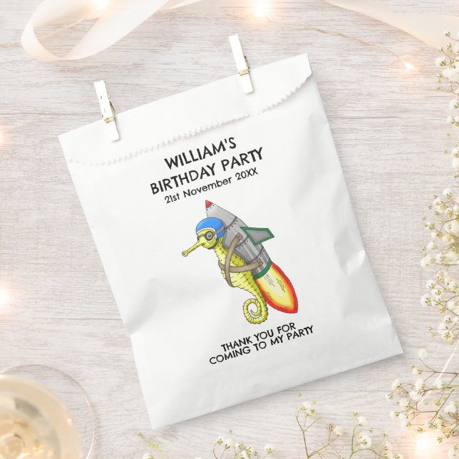 Seepferd Geschenktütchen (Ausgeschnitten)