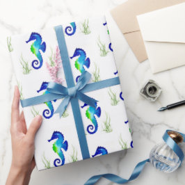 Seepferd Gift Wrap Geschenkpapier