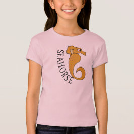 Seepferd - Girls' Bella Angepasst Babydoll T - Shi T-Shirt