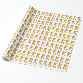 Seepferd - Glossy Wrapping Paper, 30" x 15' Geschenkpapier