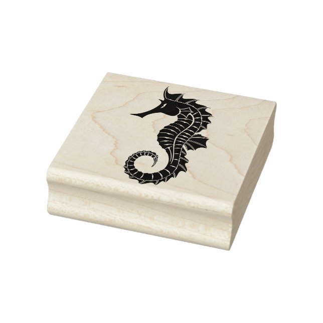 Seepferd Gummistempel (Stempel)