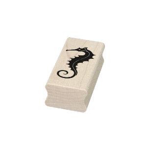 Seepferd Gummistempel