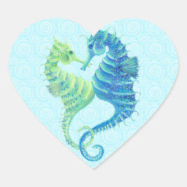 Seepferd Heart Sticker