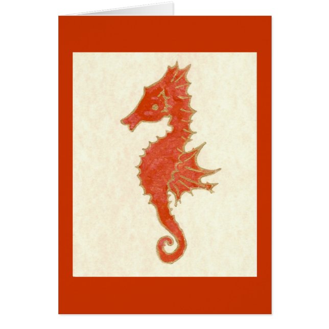 SEEPFERD IN DER ORANGE (Vorne)