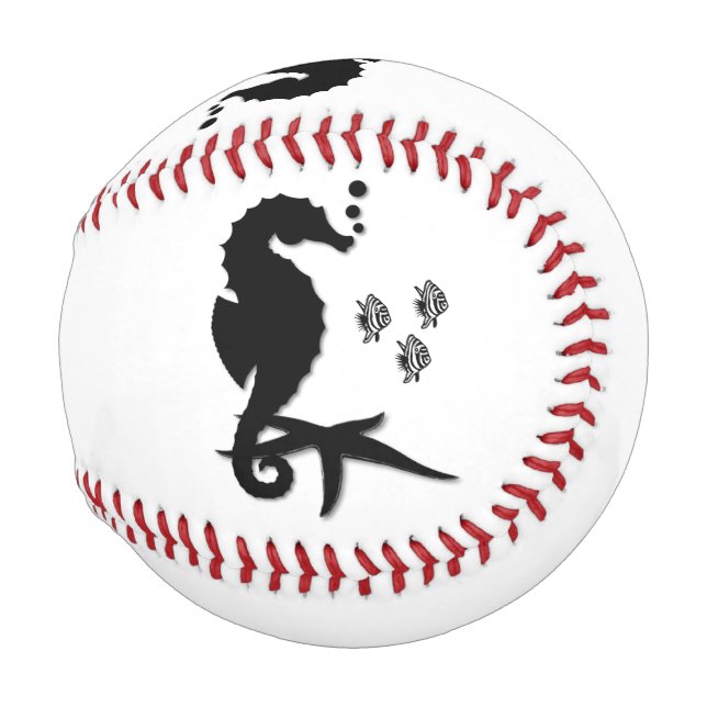 Seepferd initialisiert baseball (Rückseite Links)