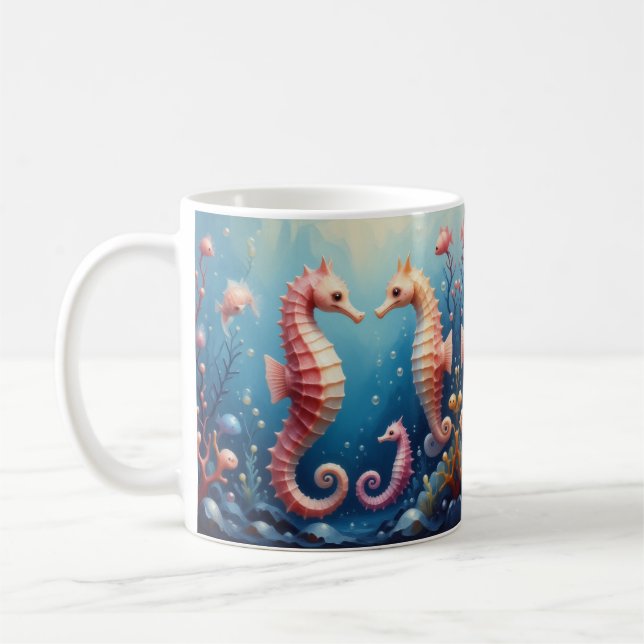 Seepferd Kaffeetasse (Links)
