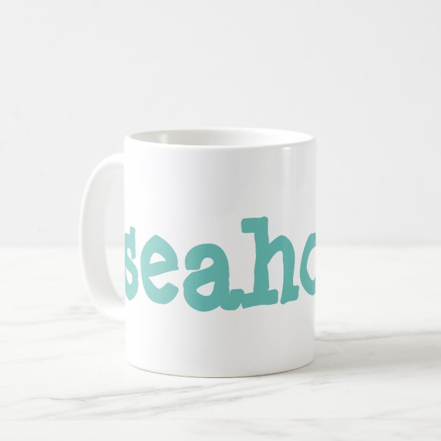 Seepferd Kaffeetasse (Vorderseite Links)