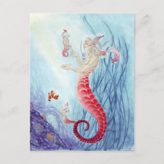 Seepferd Merbabys! Postkarte