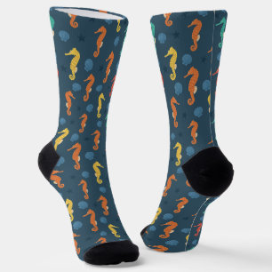Seepferd Muster Socken