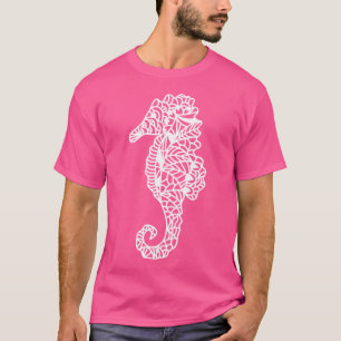 Seepferd Nautic Preppy Ocean Beach Deep Sea Divi T-Shirt